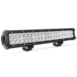 Lampu tembak LED mobil Universal, lampu penerangan mobil 20 inci 12V 24V Universal sistem pencahayaan otomatis 126W