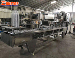 Hoàn toàn Tự Động Nhựa Cốc Chén Bánh Dây Chuyền Sản Xuất/Bánh Cup Điền Niêm Phong Máy - Product Image 2