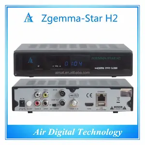 Zgemma star h2 combo dvb s2 dvb t2 abridor de padrão