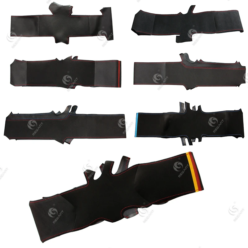 Автомобильные Чехлы На Руль для Volkswagen VW Golf 4 5 6 7 Passat B5 B6 B7 B8 Polo GTI Scirocco Jetta Beetle Touran Tiguan