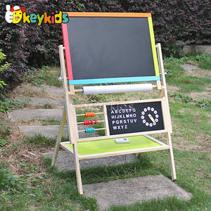 2020 Groothandel Kids Houten Blackboard En Ezel, Nieuwe Ontwerp Educatief Houten Tekentafel Speelgoed Voor Kinderen W12B103 - Product Image 2