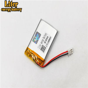 Stecker <span class=keywords><strong>2</strong></span>,0-<span class=keywords><strong>2</strong></span> P 603448 1200 mah 3,7 v Wiederaufladbare lipo batterie solar li ionen polymer lithium-batterie mit PCM - Product Image 1