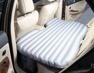 Cama de aire inflable para coche flocada de dos capas con bomba eléctrica para coche/SUV camping colchón de coche de viaje - Product Image 5