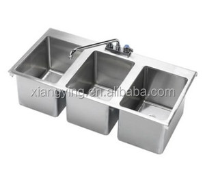 Lavello da <span class=keywords><strong>Cucina</strong></span> Doppio in Acciaio Inox 304 di Alta Qualità, Approvato NSF, da Incasso per Uso Commerciale - Product Image 1