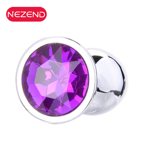 Popolare <span class=keywords><strong>Plug</strong></span> Anale in Metallo di Alta Qualità con Diamante per Giochi BDSM, Giocattolo Sessuale per Masturbazione Maschile - Product Image 5