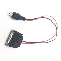Adaptador de cable de alimentación de datos Micro a SATA de 30cm de 5 pines con carga rápida 5A para disco duro SSD