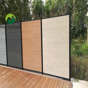 Wpc composto de madeira fabricante ao ar livre fencing com melhor preço de fábrica mais barato