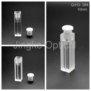 Jingke Factory Outlet Spectrofotometer <span class=keywords><strong>Cuvette</strong></span> Uv <span class=keywords><strong>Cuvette</strong></span> <span class=keywords><strong>Micro</strong></span> Cuvetten Met Witte Muren En Stoppers - Product Image 4