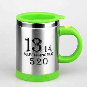 Pulse el Botón de <span class=keywords><strong>La</strong></span> Batería Operado 400 ml Auto Agitación Taza Grande para el Café Té y Chocolate Caliente - Product Image 1