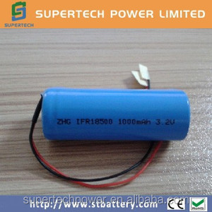 18500 1000 mah 3.2v lifepo4 akku batetry - Product Image 1
