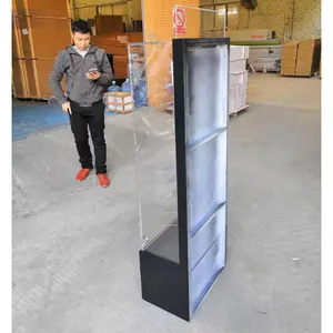 Knife Display Stand Custom Retail Store Shop Floor Acrylic Wood Knife Display Cabinet Knife Display Showcase Knife Display Stand