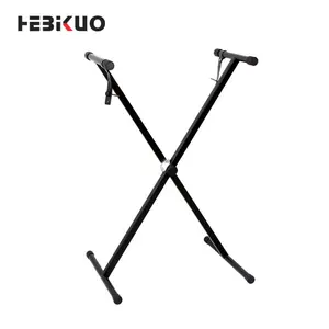 HEBIKUO Q-1XA klapp einzigen X tastatur stand musik 54/61 tasten aluminium kopf professionelle tastatur stehen