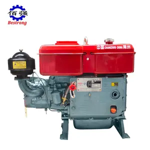 Motor diesel de injeção direta, alta qualidade, poderoso, refrigerado por quatro tempos, único cilindro 18hp zs1105