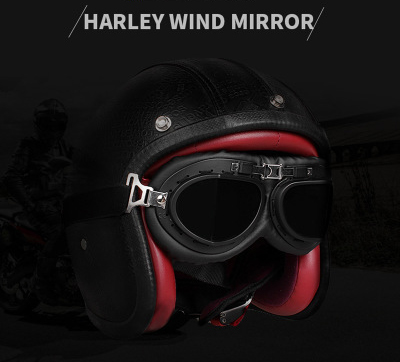 dot steampunk motorcycle helmet BADASS Stealth Smallest Certified Black Lens Color Bell RS-1 Steam Punk Helmet
