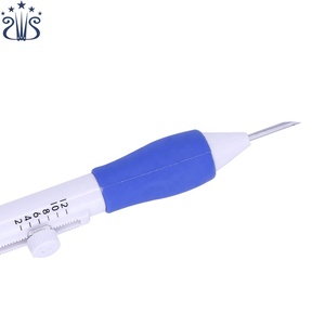 SKC – ensemble de stylos de broderie <span class=keywords><strong>magique</strong></span> en plastique ABS pour bricolage, 3 aiguilles interchangeables, accessoires de <span class=keywords><strong>couture</strong></span> - Product Image 5