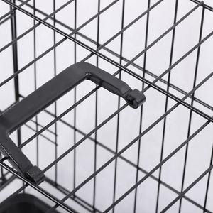 Commercio all'ingrosso In Pendenza del Metallo Pieghevole Cane <span class=keywords><strong>Crate</strong></span> Gabbia Dell'animale Domestico Con Il Vassoio Di Plastica Per Il Trasporto - Product Image 4