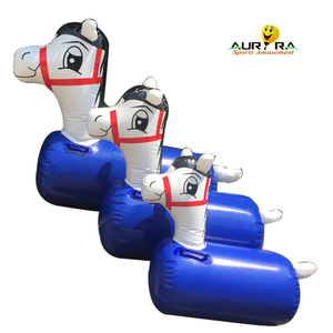 Venta caliente inflable caballo de carreras deby caballo con tamaño personalizado - Product Image 1