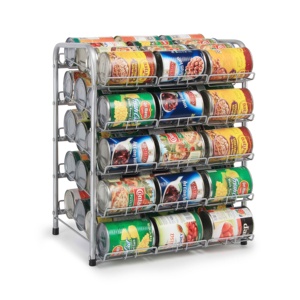 Simple Houseware Cans Rack Organizer For Food Storage Large Capacity Cans Rack Holder For Pantry Kitchen Cabinet Organizer Rack