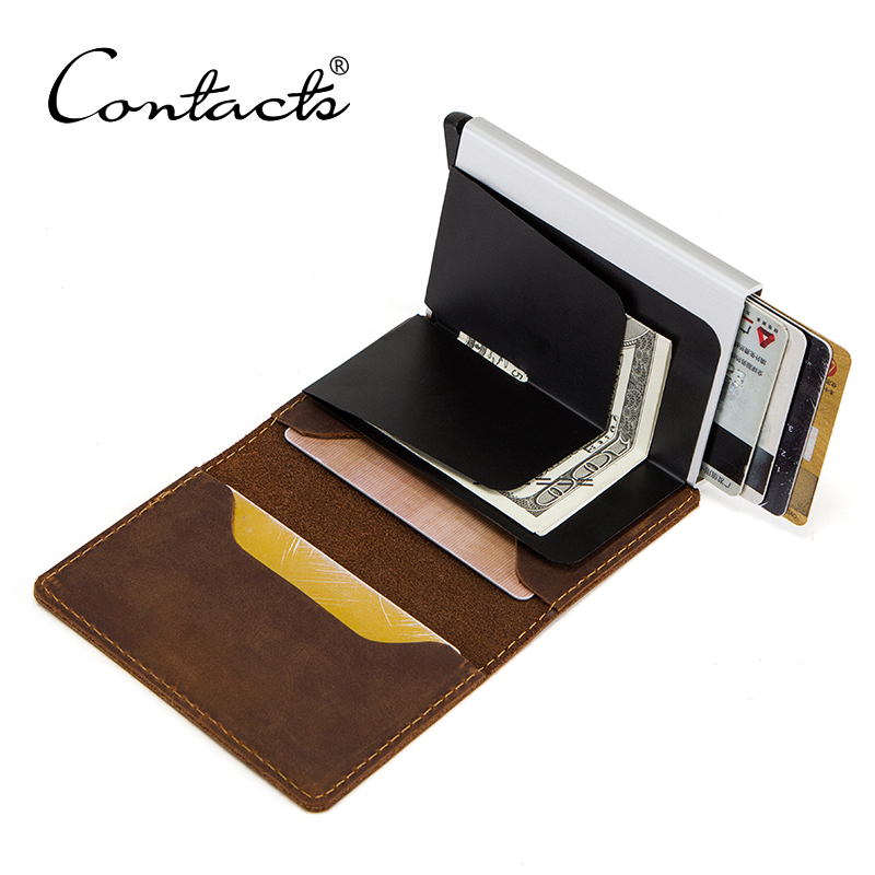 Dropshipping Contact S Cow Leather Credit Card Holders Rfid Card Cases Wallet Mens With Credit Card Slots Buy Credit Card Holders Rfid Card Cases Wallet Cow Leather Wallets Mens With Credit Card Slots Card
