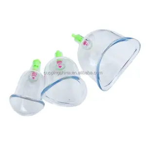 <span class=keywords><strong>Kangzhu</strong></span> Curvo tradicional Chinesa Vacuum Cupping Set Para Joint 3 Copos cupping set - Product Image 1