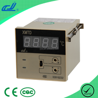 Thermomètre numérique CJ XMTD-1201 avec entrée thermocouple, contrôle marche/arrêt, affichage LED, plage d'alarme -200~1800°C