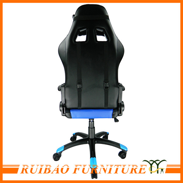 Large high PU leather Erogonomic Racing Style game computer desk chairs