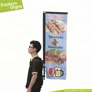 Advertising Advertising Flags Banners Moving Advertising Backpack Flying Flag Arch Banner