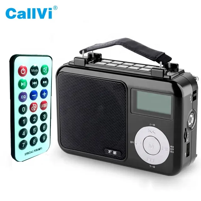 Callvi V-15 Digitale Stereo Mp3 Speaker Recorder Draagbare Voice Versterker Met Led-verlichting