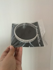 ZH-01 النساء الماس Chocker الأزياء مثير حجر الراين قلادة المختنق - Product Image 4
