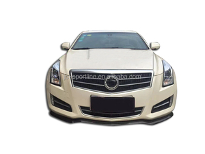 In Fibra di carbonio Body Kit Paraurti Anteriore Lip Protector Misura per <span class=keywords><strong>Cadillac</strong></span> <span class=keywords><strong>ATS</strong></span> 2013-2015