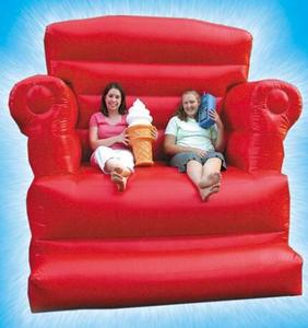 Venta <span class=keywords><strong>al</strong></span> por mayor 5M gigante inflable PVC película silla sofá inflable para ver la televisión fiesta - Product Image 3