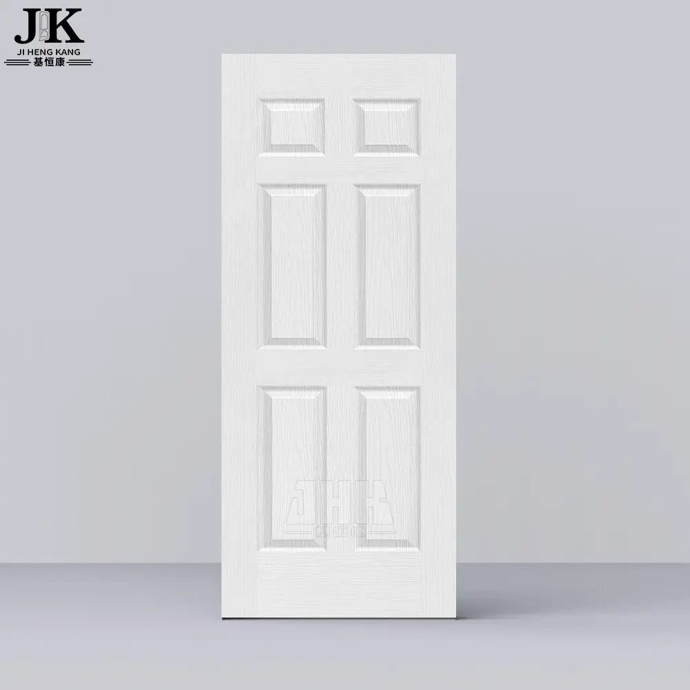 JHK-006 China Cheap Interior 6 Panel Moulded Door Skin