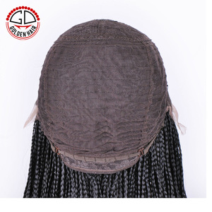 High Quality and Fashionable Synthetic Natural Hair Lace Front <strong>Braided</strong> <strong>Wigs</strong> for Black Women - Product Image 6