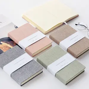 Hot sell a5 school stationary canvas calendar notebook cover