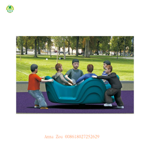 LLDPE Plastic Carousel Go Round Toys Made in China / Merry Go Round Kids Carousel Toy (QX-124F) - Product Image 1