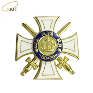 Chinese Factory Custom Souvenir Pins Design Metal specific Size Badge Custom Soft Enamel Lion Club Logo Badge