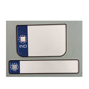 En blanco bicicleta número de placa - Product Image 6
