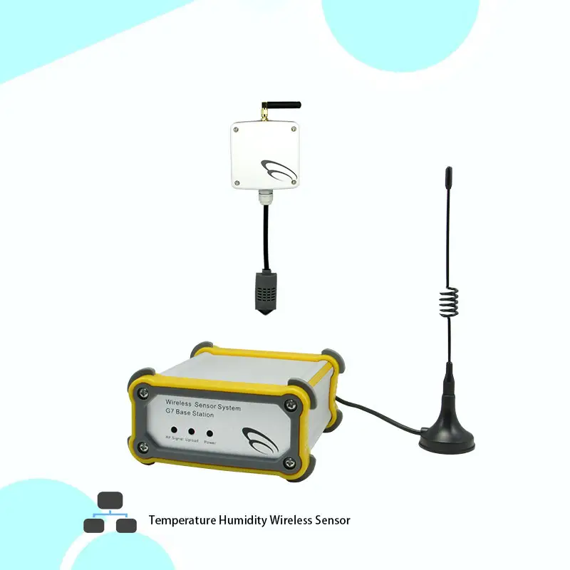 wireless temperature sensor 433 MHz monitoring temperature and humidity sensor transmitter