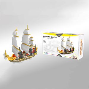 WL Đồ Chơi YZ-Kim Cương Khối 66501 Tàu Thuyền Khối Xây Dựng Bằng Nhựa - Product Image 1