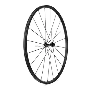 Bicicleta de estrada 700c 38mm clincher, roda de carbono