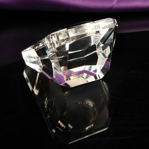 Venta caliente Fabricante personalizado moda creativa K9 cubo de cristal relojes de <span class=keywords><strong>diamantes</strong></span> artesanías decorativas de cristal - Product Image 4