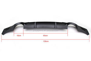 2009-2013 Sợi Thủy Tinh Màu Đen Không Sơn Primer Phía Sau <span class=keywords><strong>Bumper</strong></span> <span class=keywords><strong>Diffuser</strong></span> Cho Infiniti <span class=keywords><strong>G37</strong></span> Coupe 2 Cửa - Product Image 2