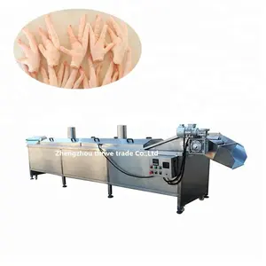 Chicken feet blanching processing machine THRIVE stainless steel ce iso new 1 year steam boiler