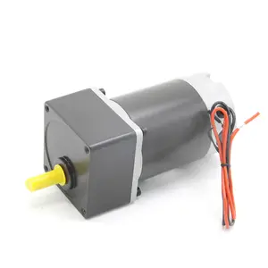 high quality 12V/24V/36V/48V/90V 75w DC brushed motor with gear reducer