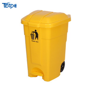 Étape 13 Gallons <span class=keywords><strong>Poubelle</strong></span> recyclage poubelles à pédale avec <span class=keywords><strong>roue</strong></span> - Product Image 3