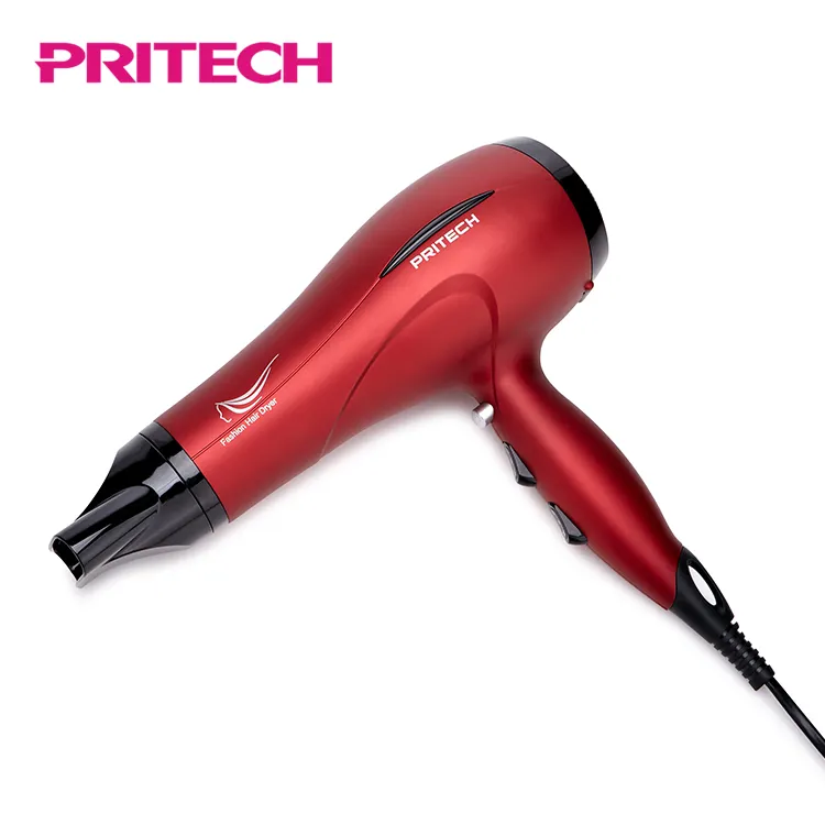 PRITECH New Designed Red Colour 2000ワット2 Speeds Hair Dryer