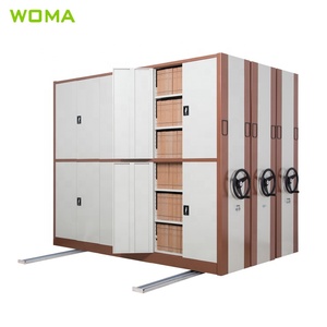 Máy nén di động hệ thống lưu trữ lưu trữ Tủ hồ sơ cơ khí mật độ cao di động kệ tủ dày đặc giá - Product Image 2