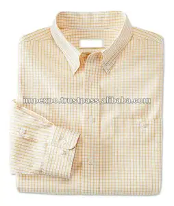 Chemises habillées pour hommes Chemise décontractée pour hommes Chemise habillée pour hommes 100% coton