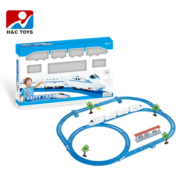 2018 vente Chaude en plastique jouet électrique modèle train piste HC390066