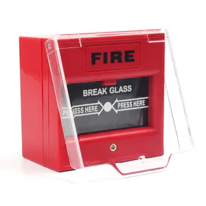 Wasion Fire Alarm Emergency Break Glass Manual Call Point With the water-proof cover